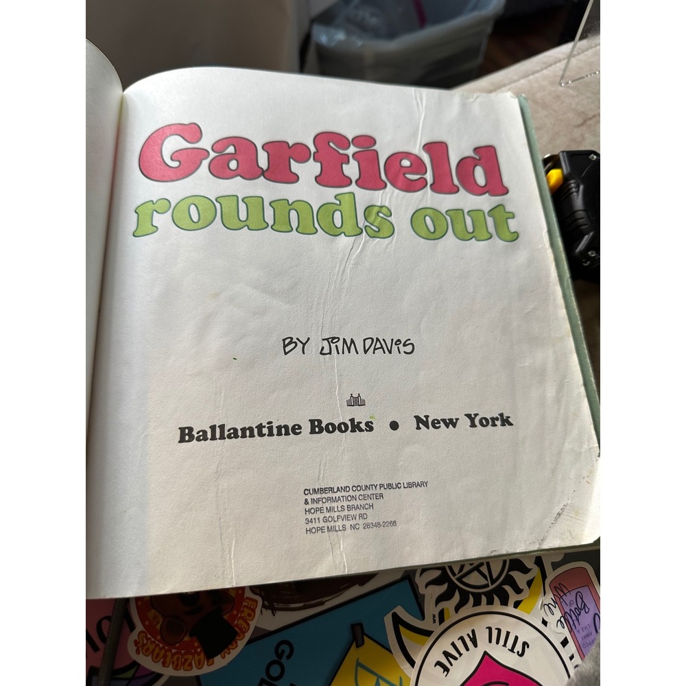 Oversized Garfield Rounds Out Book 16 2008 First Color Edition Ex Library READ - Picture 8 of 16